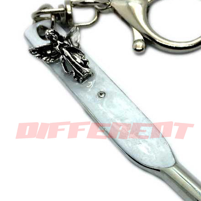 女神降臨 ホワイトベース 1本爪 グリーンフォーク Bigナスカンのキーチェーン付き Golf Divot tool