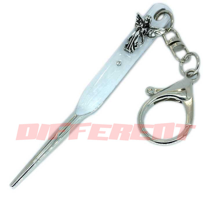 女神降臨 ホワイトベース 1本爪 グリーンフォーク Bigナスカンのキーチェーン付き Golf Divot tool