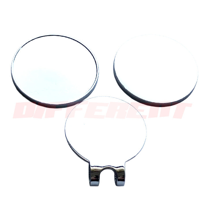 ゴルフ マグネット付き マーカー Silve 30mm フチあり＆フチなし クリップセット デコ レジン素材