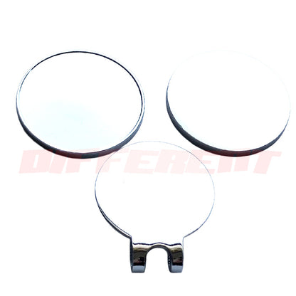 ゴルフ マグネット付き マーカー Silve 30mm フチあり＆フチなし クリップセット デコ レジン素材