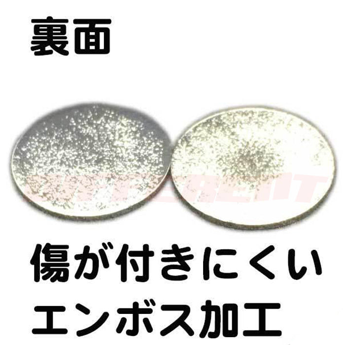 ゴルフマーカー Silve 30mm フチあり＆フチなし デコ レジン素材