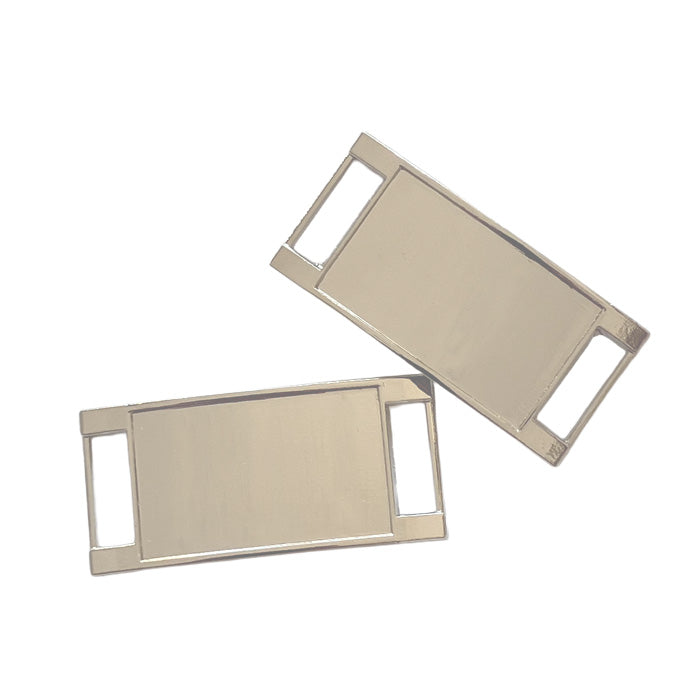 レジン＆デコ素材 スニーカープレート 2個（1足分） これで足下もキラキラにデコりましょ〜